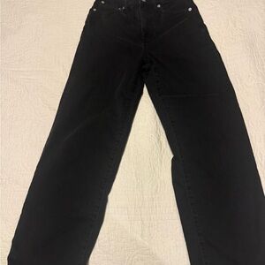 Madewell Women’s Black cropped Jeans